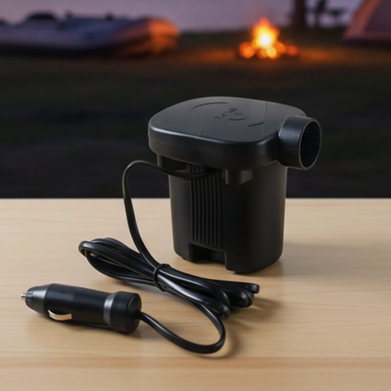 Portable Electric Air Pump – Compact Inflator with Car Adapter