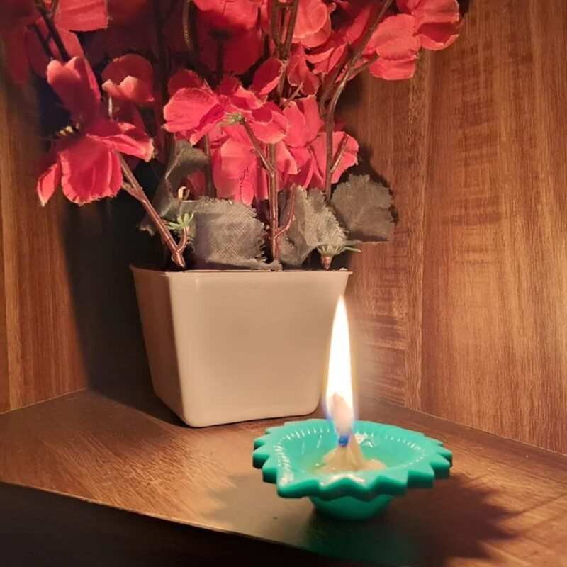 Silicone Diwali Diya – Colourful Reusable Set (12 Pcs) | Giftoiza
