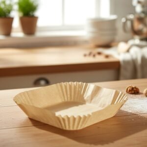 Square Disposable Paper Air Fryer Liners – Non-Stick & Easy-to-Clean