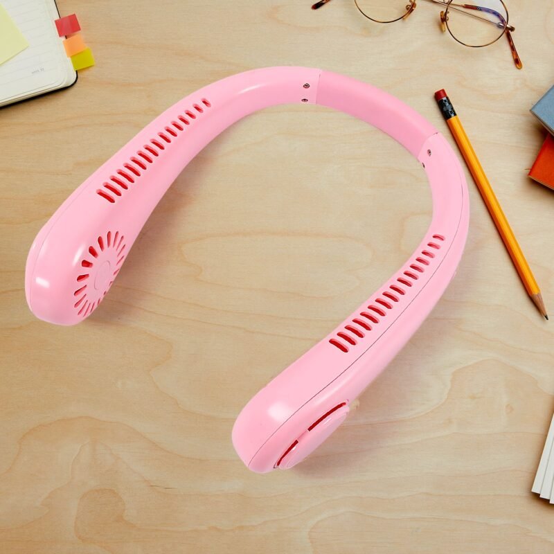 Bladeless Neck Fan – USB Rechargeable & Hands-Free |