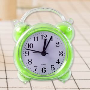Quartz Analog Alarm Clock – Loud Alarm & Compact Design