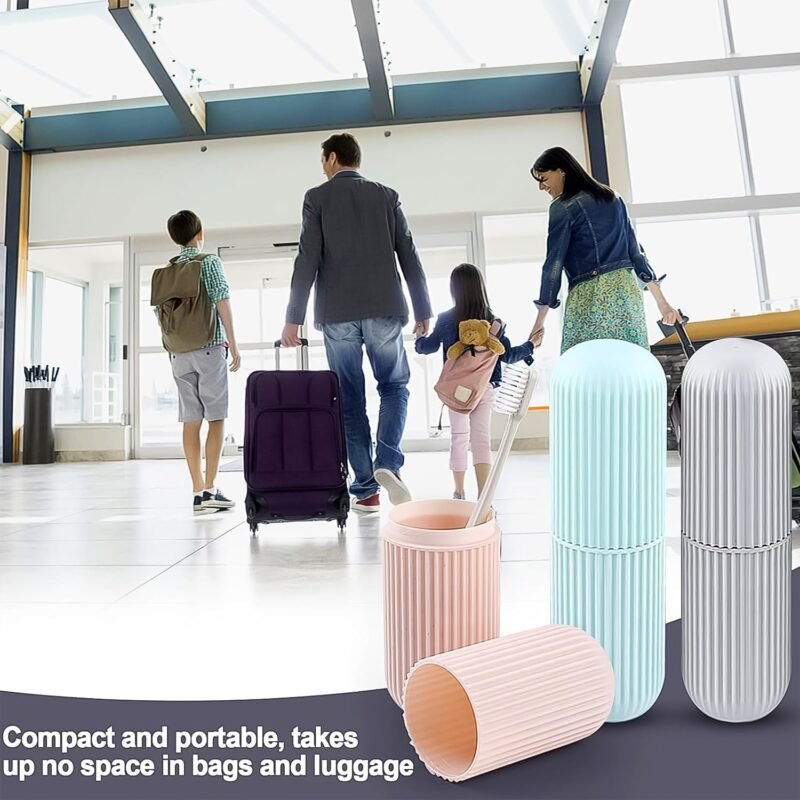 Travel Toothbrush Holder � 3 Pc Multicolor Kit | Konvex