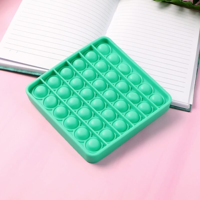 Stress Relief Silicone Pop It Fidget Toy � Durable & Portable