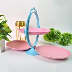 04_96059dea-c8e6-494b-995f-432e61fe356e.jpg Foldable Fruit Plate � Space-Saving Multi-Use Kitchen Organizer