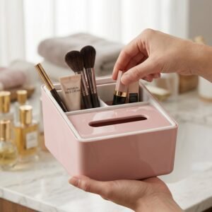 04_a8cf7f8f-75f7-4f60-a586-42fcc0c79418.jpg Plastic Multipurpose Storage Organizer Box � Space-Saving & Durable