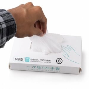 04_b57e4b09-3ac4-43d6-a7f6-469433c08834.jpg Disposable Plastic Gloves � Pack of 100 for Kitchen & Food Handling