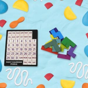 Wooden Daily Calendar Puzzle � Mind Challenge Game | Inventive Play