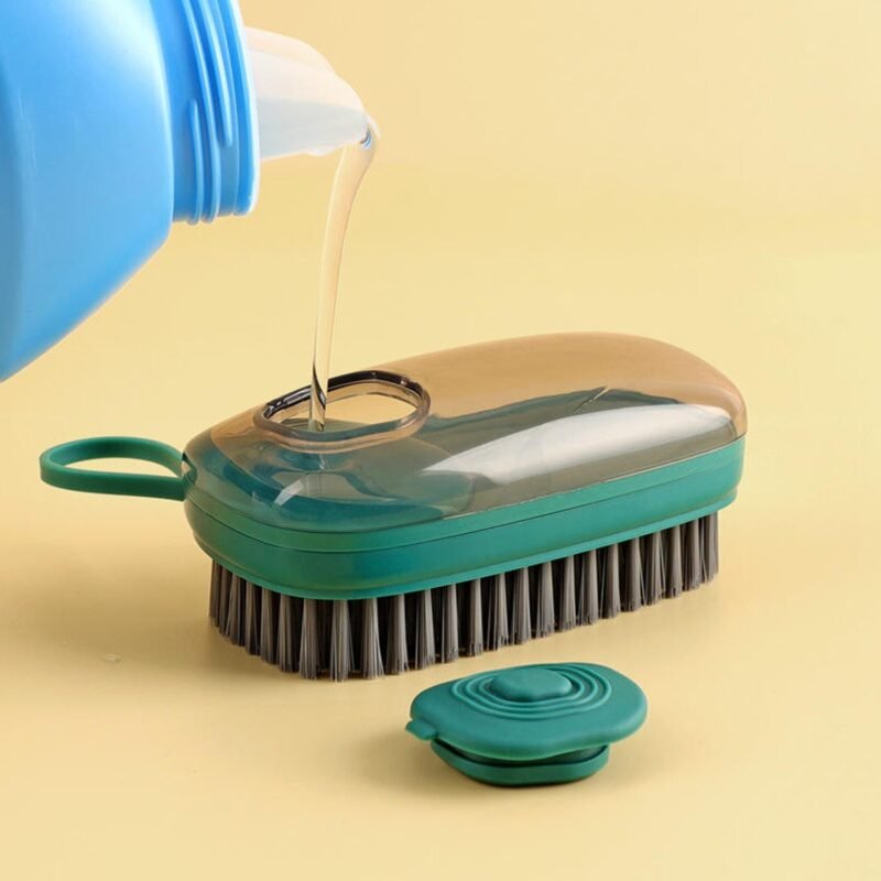 Hydraulic Liquid Dispensing Brush � Effortless Cleaning & Soap Control