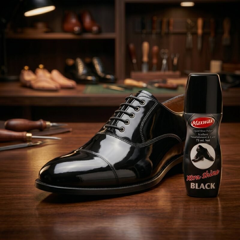 Liquid Shoe Polish � Easy Application & Instant Shine for Leather Shoes