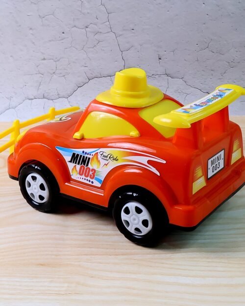 Friction-Powered Cartoon Racing Car Toy � Battery-Free & Sturdy