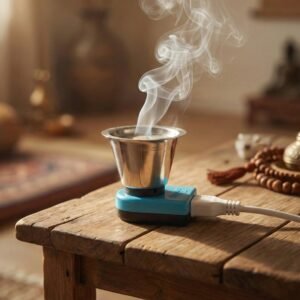 Electric Kapoor Dani – QuickBurn Steel Incense Burner | Styleva