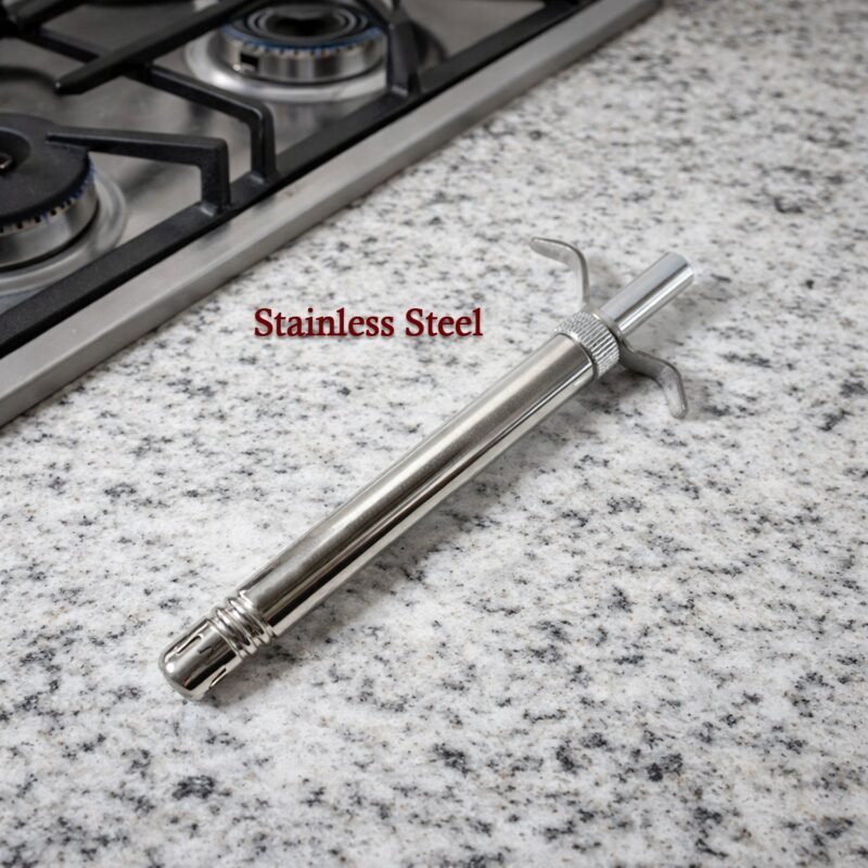 Gas Stove Spark Lighter – Manual Stainless Steel with Long Handle