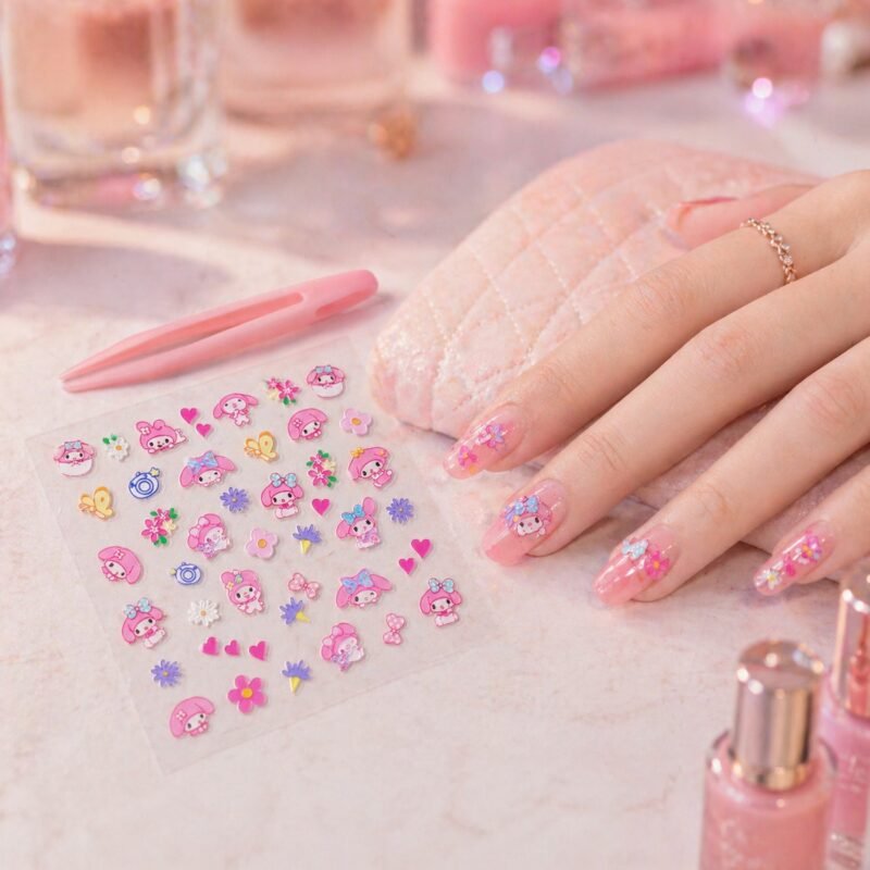 04_nailart.jpg Nail Art Sticker Set � Easy DIY Creative Manicure Kit