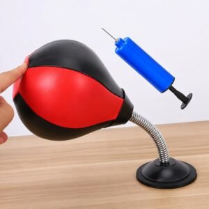 Inflatable Desktop Punching Bag � Stress Relief & Reflex Training