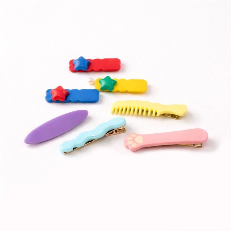 Hair Clips Set – Colorful & Easy-to-Use for Daily Styling