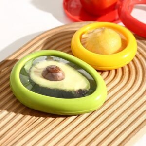 05_143f84e2-51ba-4b9e-af9c-a9d10287cc78.jpg Green Oval Vegetable Container � Keeps Produce Fresh & Organized