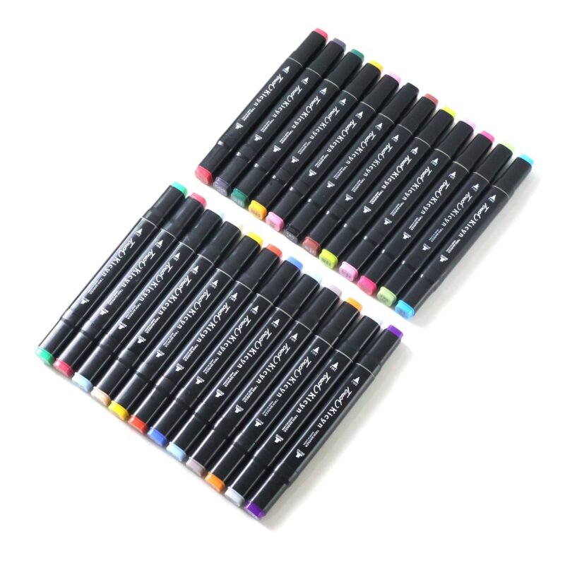 Sketch Marker Set – Vibrant dual-tip markers for artists