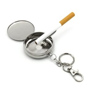05_3d754c40-906f-4652-a0db-a7909b7fe16b.jpg Mini Stainless Steel Ashtray � Portable with Secure Lid for Travel