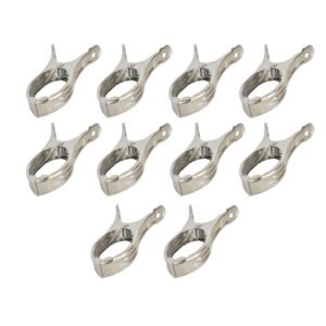Stainless Steel Clothespins – Windproof, Durable Laundry Clips (10 Pcs)