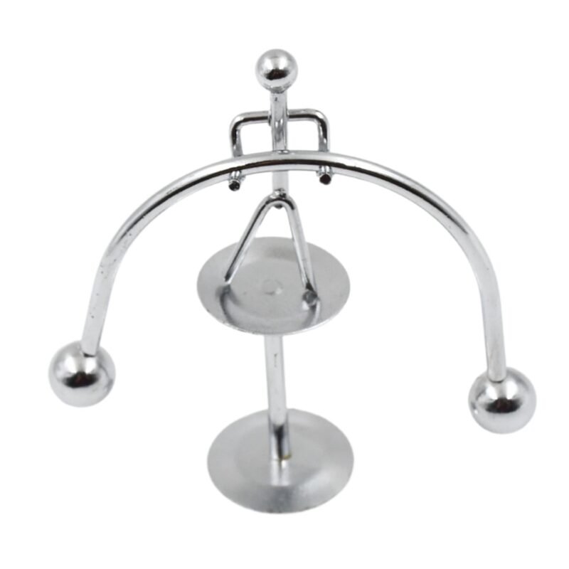 05_40092bba-7210-4724-b8e4-14367f21744a.jpg Mini Steel Balance Toy – Perpetual Motion Desk Decor | BlissDolly
