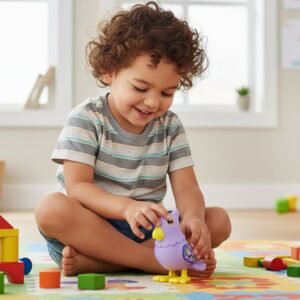 Key Operated Jumping Bird Toy – Fun Wind-Up Action for Kids