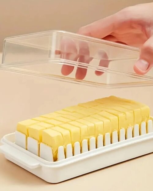 Butter Slicer Box – Transparent Storage & Cutter | Organivo