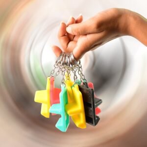 Mobile Stand Keychain – Compact 2-in-1 Phone Holder