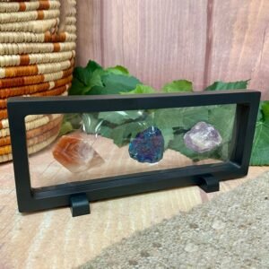 Jewellery Display Box – Transparent Floating Magnetic Frame 23x9 cm