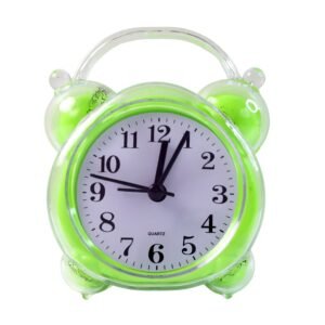 Quartz Analog Alarm Clock – Loud Alarm & Compact Design