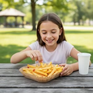 Square Disposable Paper Air Fryer Liners – Non-Stick & Easy-to-Clean