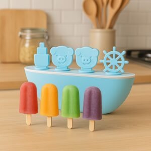 05_c33e496e-a433-4547-a958-4f80658f9212.jpg Boat-Shaped Ice Cream Mould with Piggy Design – 4 Cavity Popsicle Maker