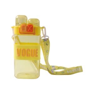 Kids Water Bottle � Leakproof Straw & Portable Carry Strap