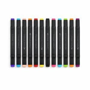 Acrylic Dual Tip Marker Set – Vibrant Watercolor Art Pens