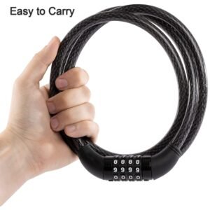 05_d8328b88-6210-480c-8e43-92c9ae90a660.jpg Bicycle Cable Lock – Heavy Duty 4-Dial Combination, Multi-Use | Safora