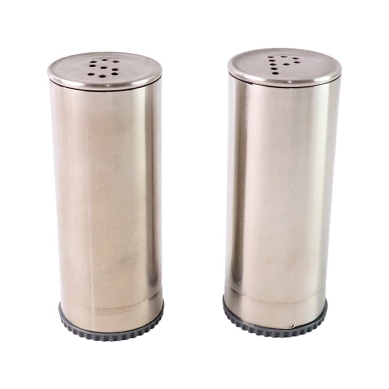 05_dce69b3d-2ad9-4281-807a-bf4a23686120.jpg Stainless Steel Salt and Pepper Shaker Set – Durable & Stylish 2 Pc