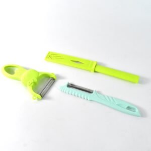 Kitchen Vegetable Peelers � 3 Piece Set with Non-slip Handles