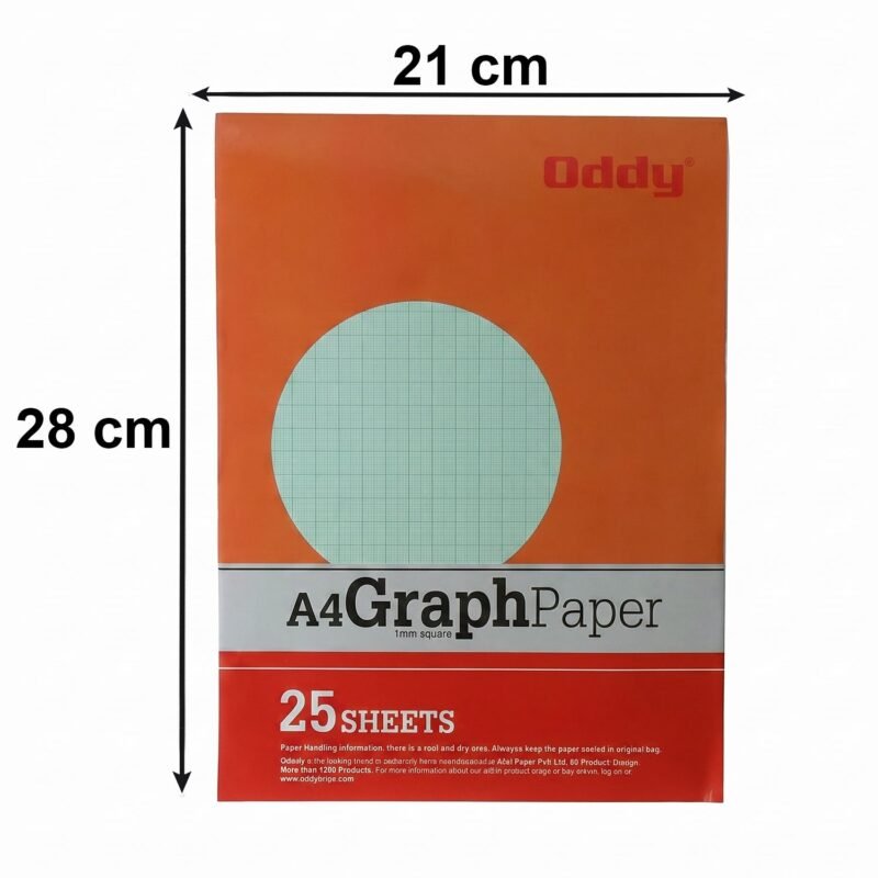 A4 Graph Paper Pad � Precise 1mm Square Grid for Technical & Academic Use