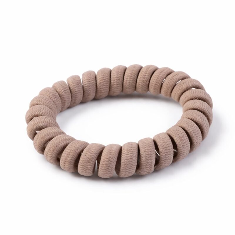 Soft Stretchable Spiral Coil Hair Band � No Crease & Gentle Hold