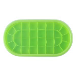 Oval Silicone Ice Cube Tray – Easy Release & Odor-Free Storage