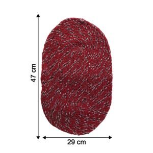 06_3226ca69-59f7-4054-b917-eb58e462f26e.jpg Red Oval Non-Slip Floor Mat � Durable & Soft for Indoor Use