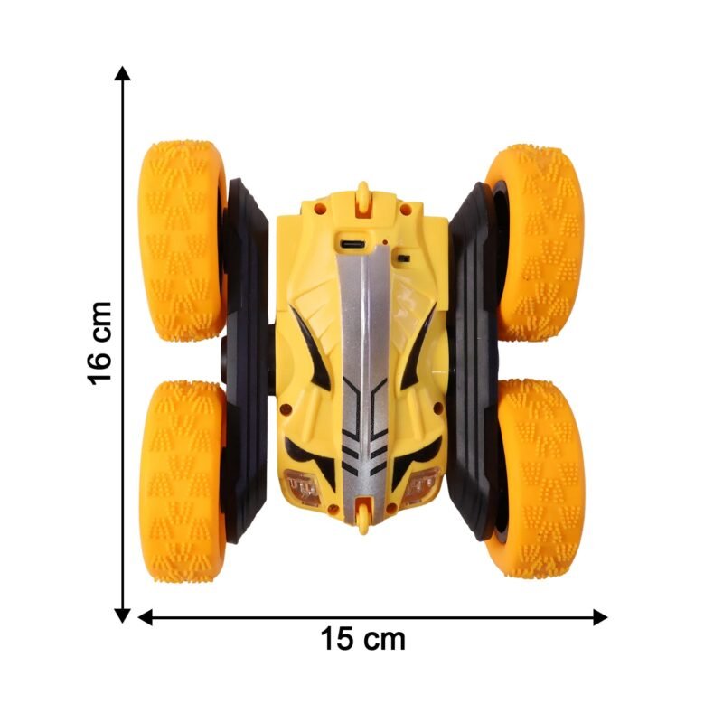 Remote Control Double Flip Stunt Car � High-Speed Fun with Lights