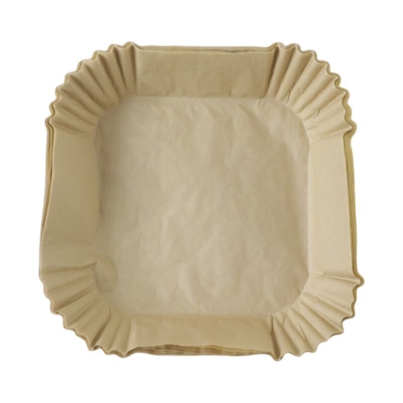 Square Disposable Paper Air Fryer Liners – Non-Stick & Easy-to-Clean