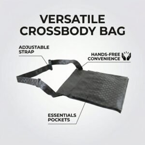 Quilted Crossbody Sling Bag – Stylish Adjustable Strap for Men & Women