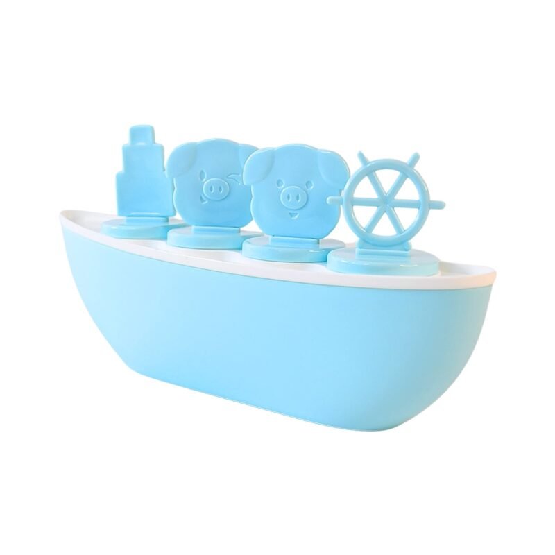 06_738c6ad7-f335-4387-96ea-43183295fda0.jpg Boat-Shaped Ice Cream Mould with Piggy Design – 4 Cavity Popsicle Maker