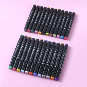 Sketch Marker Set – Vibrant dual-tip markers for artists