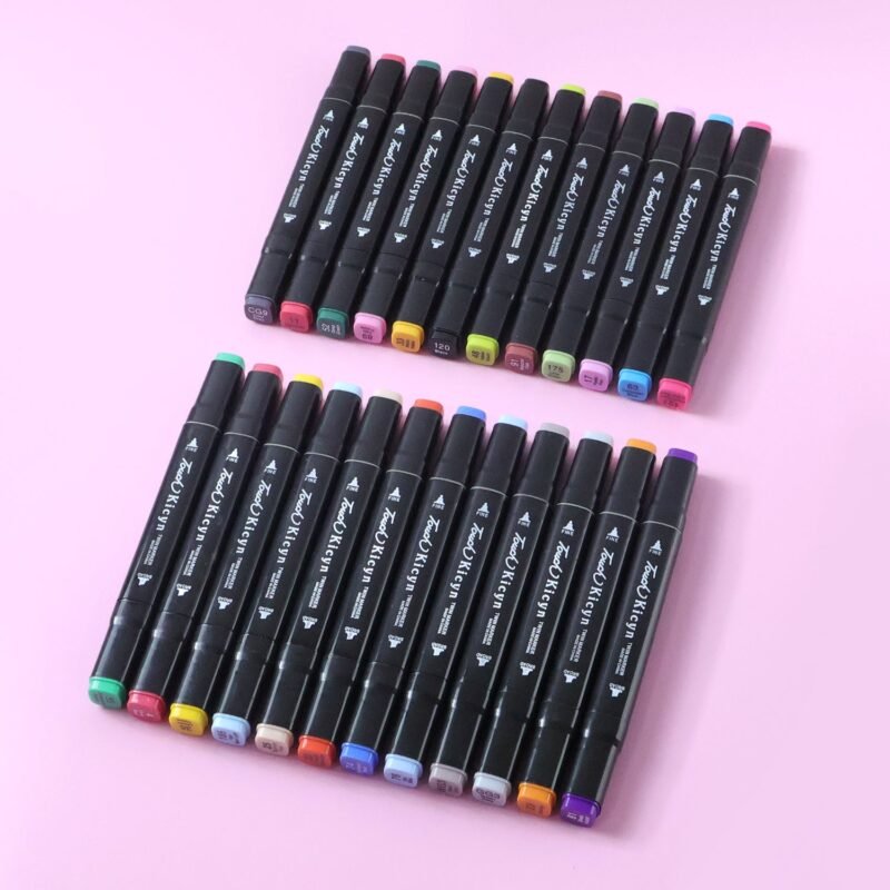 Sketch Marker Set – Vibrant dual-tip markers for artists