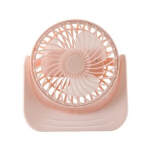 Silent Mini Desk Fan – Rechargeable, Adjustable Tilt & USB
