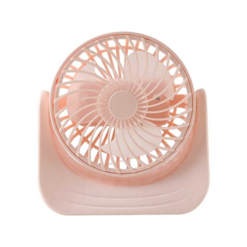 Silent Mini Desk Fan – Rechargeable, Adjustable Tilt & USB