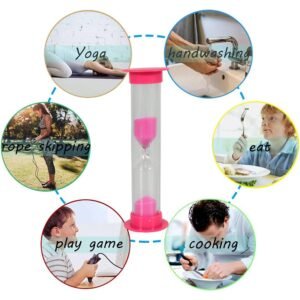 06_8314baca-d0ed-4119-8925-991fabac024f.jpg Sand Timer – 3-Minute Plastic Hourglass Set | Inventive Play