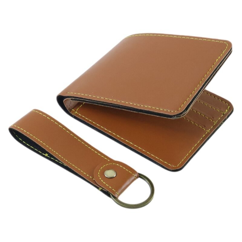 Men’s Wallet with Detachable Keychain – Compact & Durable Design